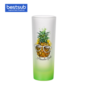 Bestsub 3oz taza de gradiente de Color de arco iris naranja bebiendo café disparó conjunto de cristal <span class=keywords><strong>a</strong></span> <span class=keywords><strong>granel</strong></span> - Product Image 5