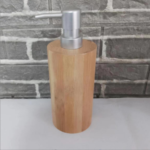 Four-Piece <strong>Bamboo</strong> Bathroom <strong>Set</strong> Shampoo and Body <strong>Wash</strong> Containers Suite - Product Image 5