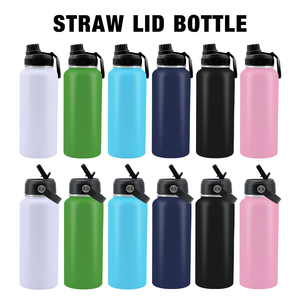 Tùy chỉnh chai nước phòng tập thể dục 18OZ 32oz 40oz 64oz đôi tường Cốc Hydro sơn tĩnh điện chân không Flask Set cho quà tặng doanh nghiệp - Product Image 4