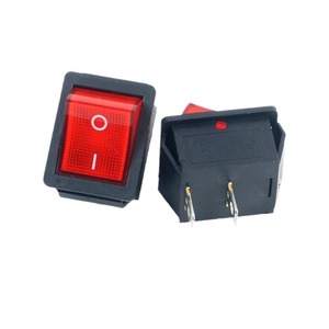 KCD4 Interruptor basculante de 21mm 2 pines 4 pines <span class=keywords><strong>Led</strong></span> iluminado 16A 250V Botón de encendido Interruptores basculantes de E/S - Product Image 5