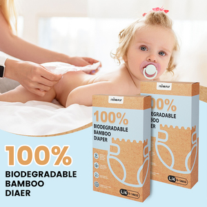 बेबी नरम कपास के लिए कारखाने थोक डायपर डिस्पोजेबल डायपर पर्यावरण अनुकूल बायोडिग्रेडेबल बांस बेबी डायपर - Product Image 4