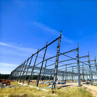 Edificio Prefabricado de Estructura de Acero de Gran Envergadura, Almacén Metálico Prefabricado, Edificio de Oficinas, Taller de Fábrica