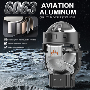 Ake cq303 lossless cài đặt bi LED chiếu 9-16V 6000K Chùm thấp 50W chùm cao + chùm tia laser 95W biled chiếu 3.0 bi-led - Product Image 2