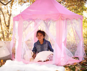 Carpa de Princesa en Oferta, Casa de Juegos Grande para Niñas, Castillo de Juegos con Luces, Juguete para <span class=keywords><strong>Niños</strong></span>, Juegos Interiores y Exteriores, Personalizable - Product Image 5
