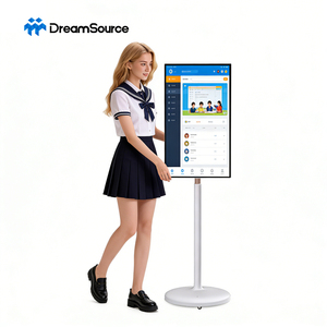 จอแสดงผลอัจฉริยะแบบพกพา LCD LED สีขาว สำหรับแท็บเล็ตมือถือ Android สมาร์ททีวี หน้าจอสัมผัส รองรับการชาร์จไร้สาย เคลื่อนย้ายได้ พร้อมฟังก์ชั่นอินเทอร์แอคทีฟ - Product Image 1