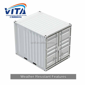 Tùy chỉnh thực hiện mini xách tay vận chuyển container Kích thước 4ft 5ft 6ft 7ft 8ft 9ft <span class=keywords><strong>10ft</strong></span> lưu trữ di động container làm từ corten thép - Product Image 4