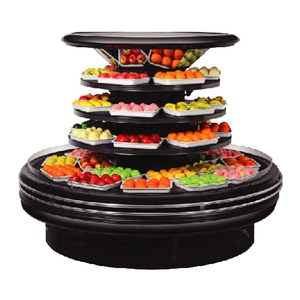 Kimay Hot Bán Mở Hiển Thị Vòng Trái Cây Và Rau Siêu Thị Đảo Tủ Đông Duy Nhất Nhiệt Độ Không Khí Chế Độ Làm Mát - Product Image 6