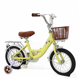 จักรยานเด็กญี่ปุ่นสำหรับเด็กผู้หญิง ขนาด 14 นิ้ว ล้ออะลูมิเนียมอัลลอยด์ ดิสก์เบรก โครงแบบซอฟท์เทล สำหรับเด็กอายุ 3-12 ปี - Product Image 3