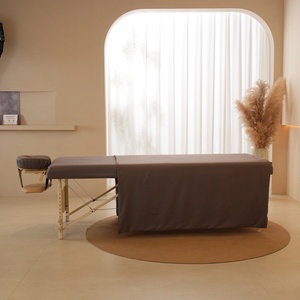 Ensemble <span class=keywords><strong>de</strong></span> draps <span class=keywords><strong>de</strong></span> salon <span class=keywords><strong>de</strong></span> beauté Dark Gary 3 pièces comprenant un <span class=keywords><strong>drap</strong></span>-<span class=keywords><strong>housse</strong></span>, un <span class=keywords><strong>drap</strong></span> plat et une taie d'oreiller - Product Image 5