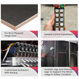 Plataforma de Escenario Portátil Usada para Camiones y Remolques, Remolque de Escenario Móvil para Conciertos - Product Image 5