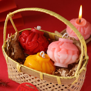 New Year Lantern Shape Aroma <b>Candle</b> Chinese Style Festive Spring Festival Decor Wedding Gift Scented <b>Candle</b> - Product Image 3