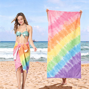 Customized <b>Microfiber</b> Quick Dry Super Absorbent Sand Free <b>Beach</b> <b>Towel</b> for Outdoor Travel - Product Image 1