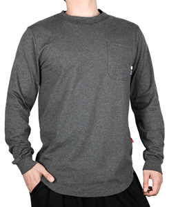 Camisa Henley de <span class=keywords><strong>Manga</strong></span> <span class=keywords><strong>Larga</strong></span> Ligera y Resistente al Fuego para <span class=keywords><strong>Hombre</strong></span>, Ropa de Trabajo Ignífuga para Trabajadores de la Construcción - Product Image 2