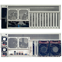 Chasis de Servidor en Rack ZhenLoong X412 4U de 12 Bahías, 4 GPU, 11 Ranuras PCI, Intercambio en Caliente de Discos Duros, Compatible con U.2 NVMe SATA SAS, Soporta Placas Base de hasta 15.12x13.2 Pulgadas