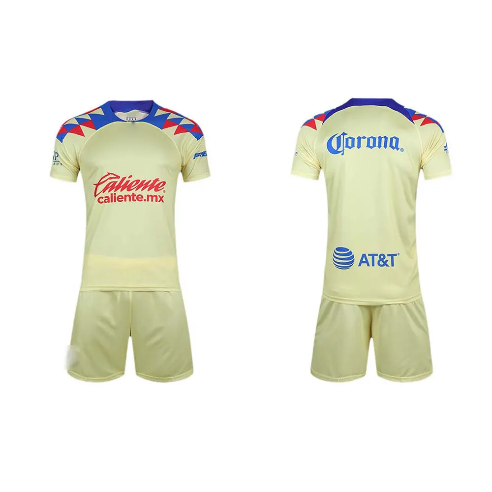 2425 kit de camisas de futebol de alta qualidade por atacado kits de uniformes personalizados personalizados mais recente design camisa de futebol kit de uniforme de futebol