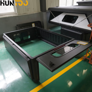 Carpa de Techo Rígida para Camioneta Ford F150, de Aluminio, Triangular, para Campamento al Aire Libre, de Alta Calidad, Marca Huntoo - Product Image 6