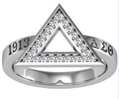 Greek Top Quality Cubic Zirconia Custom 925 Silver All Sorority Zeta Phi Beta Delta Sigma Thetaa Alpha Kapp Alpha <strong>Finger</strong> <strong>Ring</strong> - Product Image 5