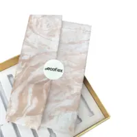 Papier d'emballage personnalisé, de mouchoirs à motif marbre, Rose, or, produit d'emballage jetable et populaire, unités