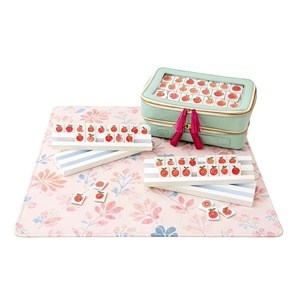 <span class=keywords><strong>Tapis</strong></span> <span class=keywords><strong>de</strong></span> Mahjong Premium <span class=keywords><strong>pour</strong></span> Jeux <span class=keywords><strong>de</strong></span> <span class=keywords><strong>Cartes</strong></span> et <span class=keywords><strong>de</strong></span> Poker, Mini <span class=keywords><strong>Tapis</strong></span> Vert en Cane avec Bords Cousus - Product Image 1