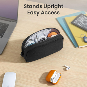 Organizador de Electrónicos, Bolsa de Viaje Resistente al Agua para Artículos Esenciales, Cables de Teléfono, Airpods, Memoria USB, Artículos Diarios - Product Image 3