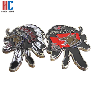 Pièce commémorative canine personnalisée en métal moderne, fabriquée en usine depuis 20 ans, <span class=keywords><strong>K</strong></span>-9 Leads <span class=keywords><strong>Way</strong></span> Dog Master Arms Security Forces SF MP MA - Product Image 6