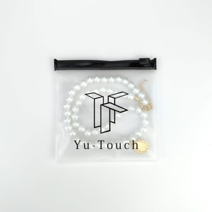 Bolsas de Embalaje Personalizadas con Logotipo, Mini Bolsas de PVC Esmerilado para Joyería, Cosméticos, con Cierre Deslizante, para Joyería, Diamantes de Imitación y Brillo - Product Image 2
