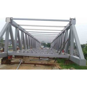 Estructura de Acero para Puentes Peatonales, Diseño de Construcción de Puentes de Viga, Estructura Ferroviaria Prefabricada Modular Portátil, Puente Bailey Moderno en 3D - Product Image 3