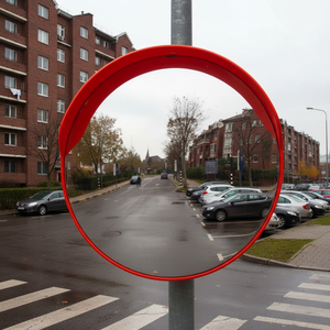 45 cm Convex Traffic Safety <b>Mirror</b> for Indoor & Outdoor Use for Parking Lots-Durable PC Material - Product Image 3