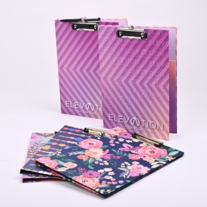 Custom Logo A4 Office Letter Pad Paper <strong>Clipboard</strong> Foldable Cardboard Folio Board <strong>Clipboard</strong> Folder - Product Image 2