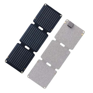 Panneaux solaires pliables 21W Énergie solaire durable Panneaux solaires pliables portables pour l'extérieur - Product Image 1