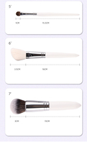 Pinceau en silicone blanc pour masque facial, pinceau professionnel pour crème de boue faciale, pinceaux DIY pour soins de la peau, fond de teint en gel, outil de beauté cosmétique