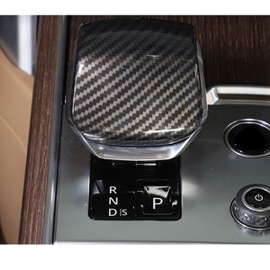 Sợi Carbon phụ kiện xe hơi cho phạm vi Rover Evoque 2023 2024 <span class=keywords><strong>2025</strong></span> Gear Shift <span class=keywords><strong>Knob</strong></span> Bìa Vent Bảng điều chỉnh cửa Kit chiếu hậu bảo vệ - Product Image 4