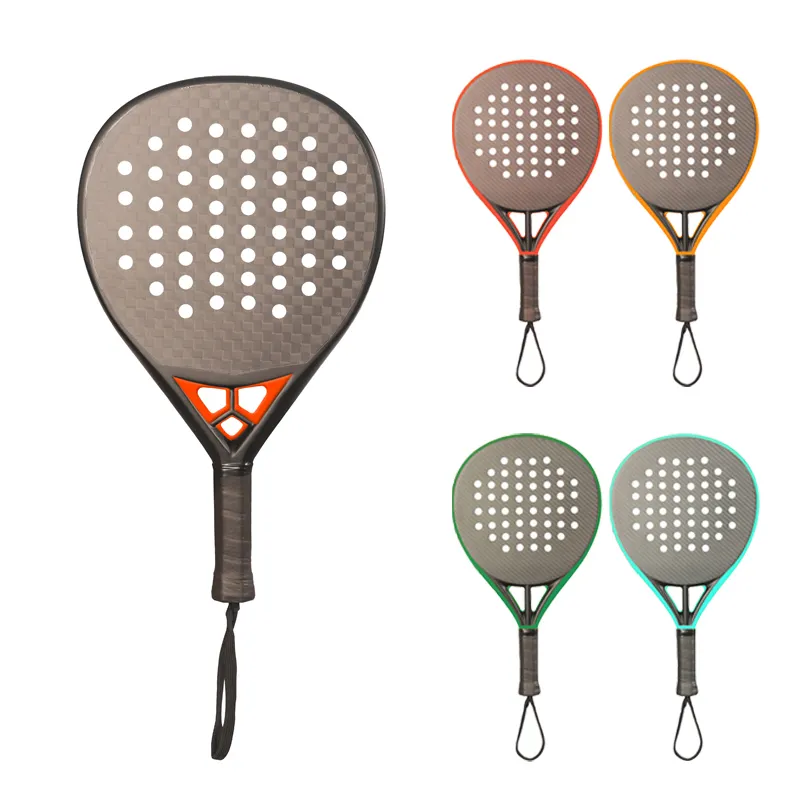 Vente en gros Raquette de paddle ultralégère bon marché Raquette de tennis padel plastique polycarbonate pour débutants