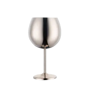 24oz New Spherical Wine Glass 304 Stainless Steel Indestructible Champagne Wine Glass For Parties and Weddings