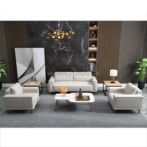 Muebles de Oficina de Alta Calidad, Sofá de Oficina Moderno y Cómodo, Sofá Seccional Personalizado, Sofá de Oficina de Cuero - Product Image 6