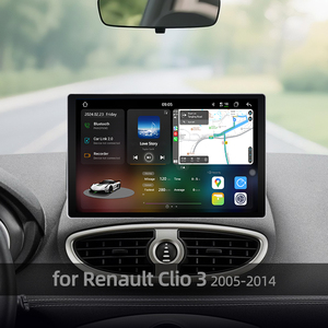 Junsun X9 Carplay Android Đài Phát Thanh Xe Cho Renault Clio <span class=keywords><strong>3</strong></span> 2005 2014 Xe Máy Nghe Nhạc DVD 2K QLED 2000*1200P 7870 2.7Ghz 5G/4G LTE - Product Image 1