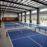 Structure en acier pour arène sportive intérieure multisports, portée claire de 50 m, certifiée EN1090 CE, fournisseur d'usine