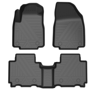 Tapis de sol de voiture avant en TPE noir de luxe de haute qualité imperméable et antidérapant 3.5mm d'épaisseur ensemble complet pour MG RX5 2016-2020 - Product Image 1
