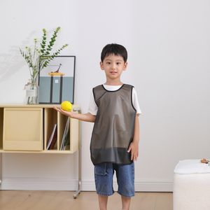 ผ้ากันเปื้อนเด็ก ลายครัวน้อยน่ารัก สำหรับเด็กเล็ก ใช้สำหรับระบายสี <span class=keywords><strong>ทำ</strong></span><span class=keywords><strong>อาหาร</strong></span> วัสดุ TPU กันน้ำ กันน้ำมัน - Product Image 2