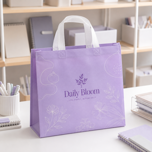 Bolsa de tela no tejida personalizada, reutilizable, para compras, ecológica, al por mayor - Product Image 1