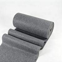 Bester Preis 1-2mm Roter Teppich für Hochzeiten und Veranstaltungen, Nadelfilzmaschinengefertigt, Rutschfest, Einweg-Teppichrolle