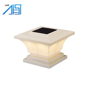 Stile moderno Giardino Esterno Lampada Apparecchio Decorativo LED Recinzione Recinzione di Sicurezza Della Top della Protezione Luce per Cancello Solare Deck Post