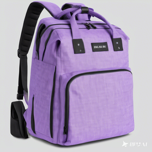 Sac à langer en cuir PU gratuit, sac à dos de grande capacité, sacs de voyage, organisateur de poussette pour bébé, tapis à langer pour la maternité - Product Image 5