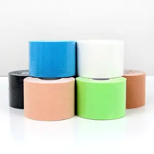 Yongsheng Groothandel Op Maat Bedrukte Multi-Color K Sport Kinesiologie Sportband Waterdichte Kinesiologie Tape Spiersport Tape