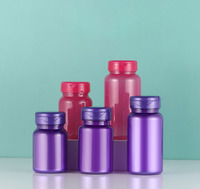 Flacon de médicaments en PET de 150 ml (5 oz) - Flacon de pilules en plastique à l'épreuve des enfants - Pour l'emballage de capsules de vitamines et de comprimés