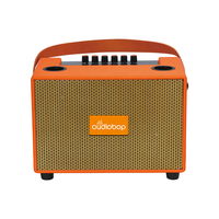 Haut-parleur Karaoké Portable en Cuir PU avec Woofer 6,5 Pouces, Bluetooth, USB, TF, Entrée Micro, Style Rétro pour Chant à Domicile ou en Extérieur