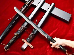 มีดต่อสู้ยุทธวิธี Honshu YAMA DIY ปรับแต่งได้ คุณภาพสูง ผลิตจากเหล็กกล้าไร้สนิม D2 ใบมีดตรง หนา 6.0 มม. พร้อมปลอกไม้ - Product Image 1