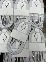 Kabel Data USB C 1m untuk iPhone 15 16 17 Pro Plus Max Tipe C, Kabel Pengisian Daya Cepat PD Berbahan Nilon Kepang dengan Pin Kartu SIM
