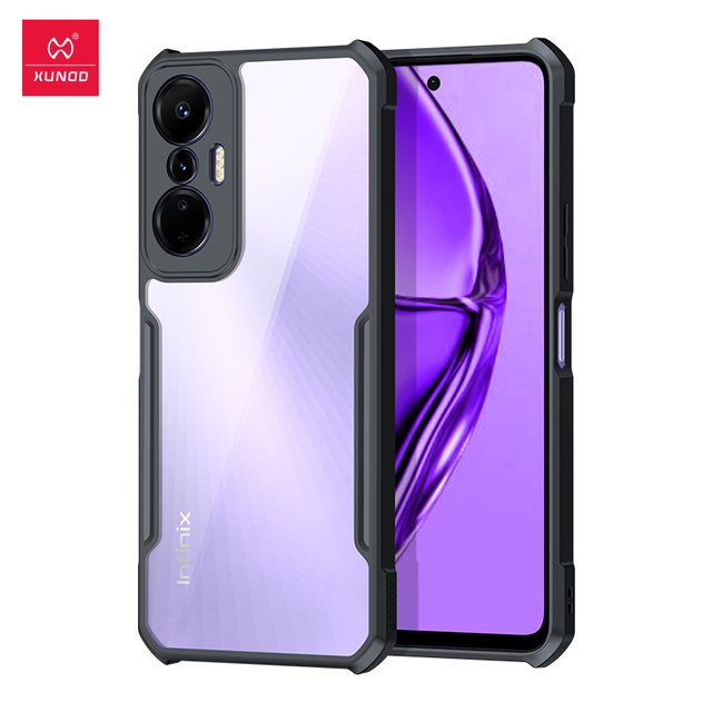 Xundd Airbag Shockproof Case for Infinix Hot 20S 30 20 Play 12i Clear Bumper Case for Infinix Smart 7 Note 12 Zero 5G 2023