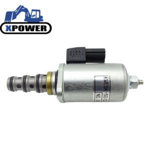 Vanne solénoïde pilote hydraulique 24V CC YN35V00050F1 KWE5K-50-G24DB50 pour excavatrice K170-8 SK200-8 SK210-8 SK260-8 XE215 XE235 - Product Image 1